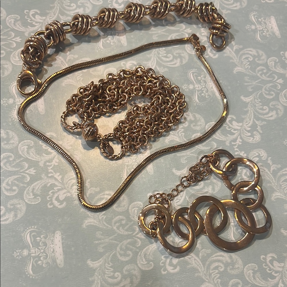 Elegant Bronze Jewelry Set